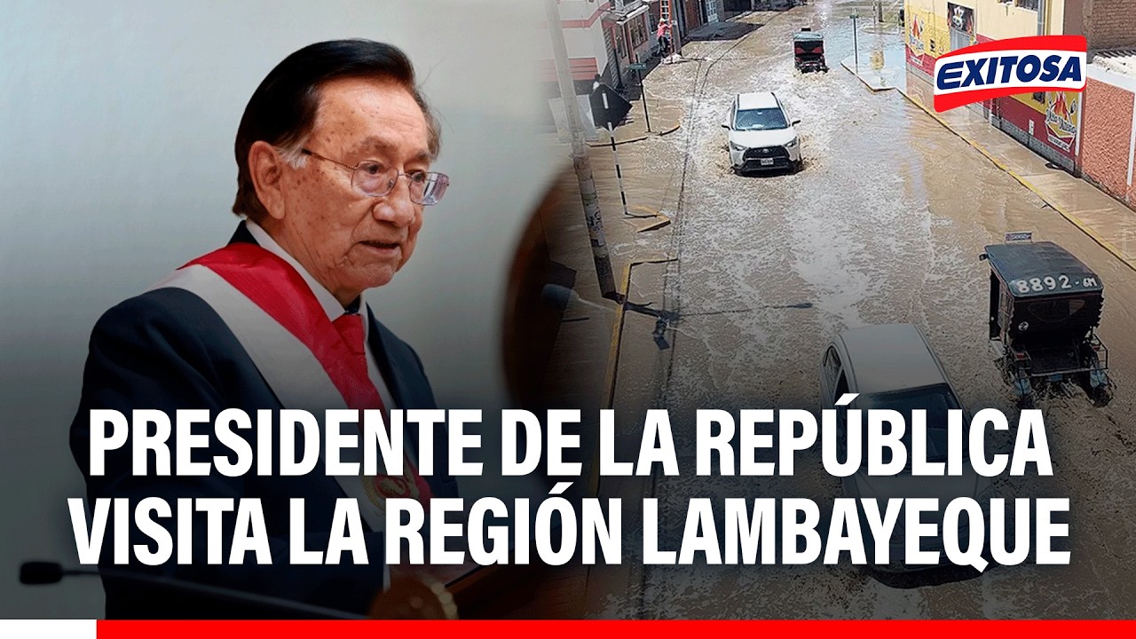 🔴🔵 Chiclayo: Presidente de la República visita la región Lambayeque