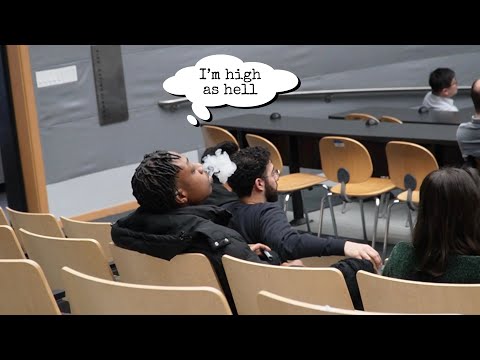 Vaping Inside College Lecture Prank** COPS CALLED**