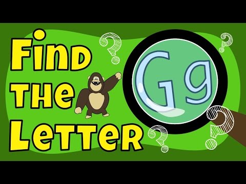 Alphabet Games | Find the Letter G