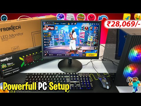 Under ₹30,000/- Gaming PC Full Setup from Flipkart | Intel i5 6500 + GT 740, 16gb DDR4 Ram Free Fire