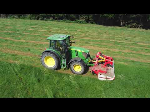JOHN DEERE 6115RC CON FALCIATRICE LELY!! | Malga Vazzo, Velo Veronese (VR) | DJI Mini 2 Cinematic 4K