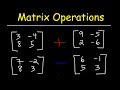 Adding And Subtracting Matrices
