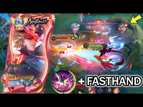 LING NEOBEAST FASTHAND & SUPER AGGRESSIVE ROTATION GAMEPLAY | LING BEST BUILD & EMBLEM 2025