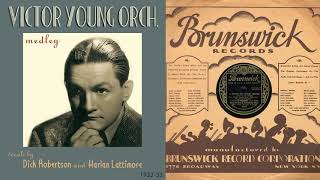 1932, A Shine on Your Shoes, Victor Young Orch. Harlan Lattimore, Bunny Berigan, medley, HD 78rpm