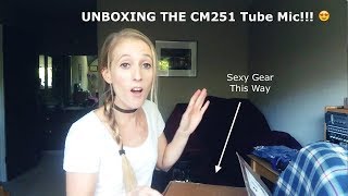 Video thumbnail for Unboxing the CM251 Tube Microphone! by Megan McDuffee