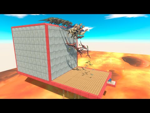 Falling into the Lava Trap - Animal Revolt Battle Simulator