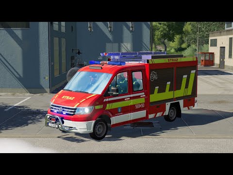 #FS19 ALARMOWO VW Crafter z OSP Świątkowo