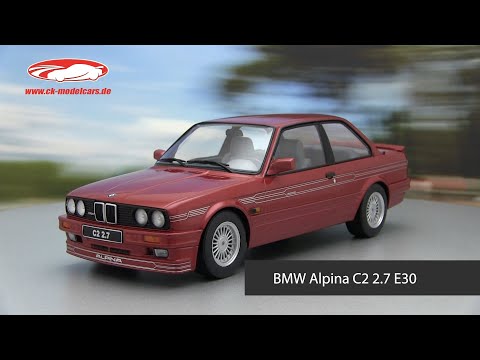 KK-Scale 1:18 BMW Alpina C2 2.7 E30 year 1988 red metallic