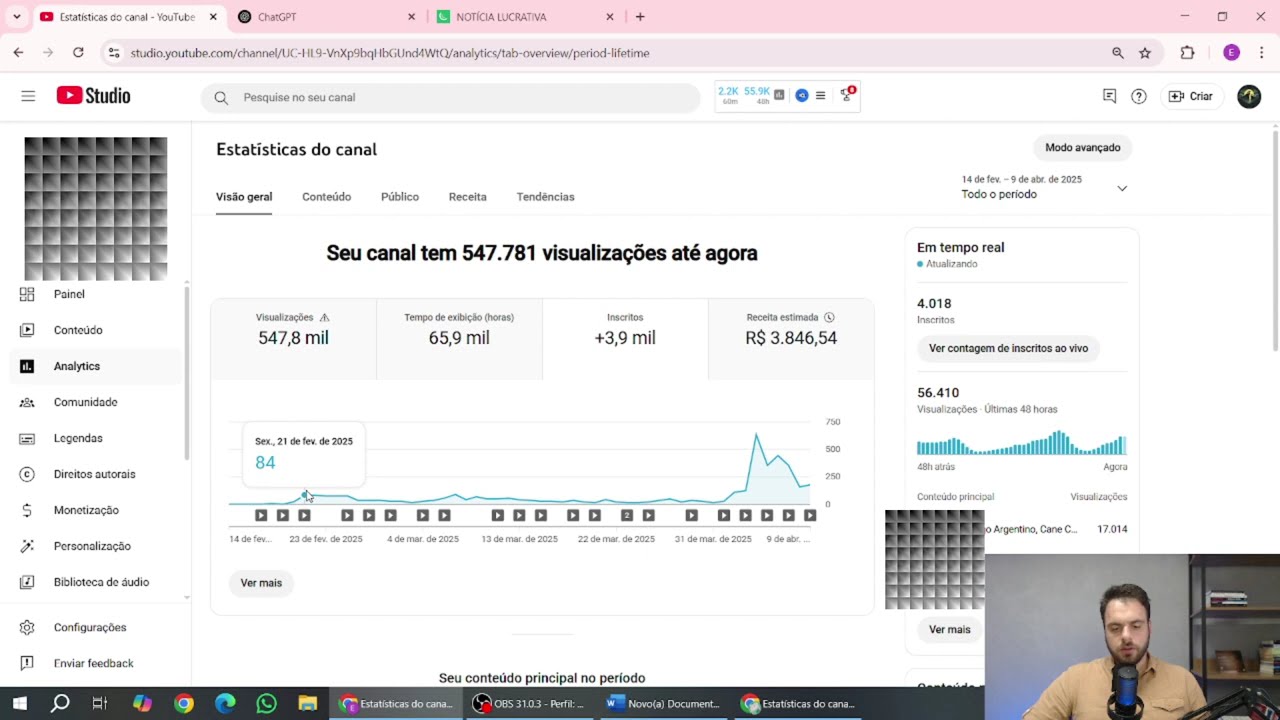 Em 30 minutos eu vou te ENSINAR a MONETIZAR um canal em 17 dias!