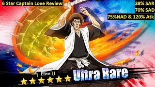 Speed Love Aikawa (Captain Past Version) 6 Star Review SAR SAD NAD on Bleach Brave Souls