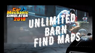 Car Mechanic Simulator 2018 Unlimited Barn Location map