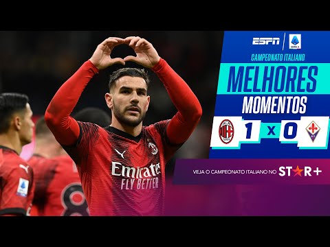Joia de 15 anos estreia, Milan vence a Fiorentina e segue 'caça' à líder Inter | Melhores Momentos