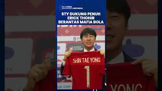Pelatih Timnas Indonesia Shin Tae-yong Dukung Penuh Erick Thohir Berantas Mafia Bola: 100 Persen