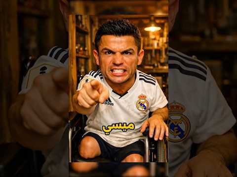 ميسي يَسرق قدم رونالدو لكن😱😂#shorts #ronaldo