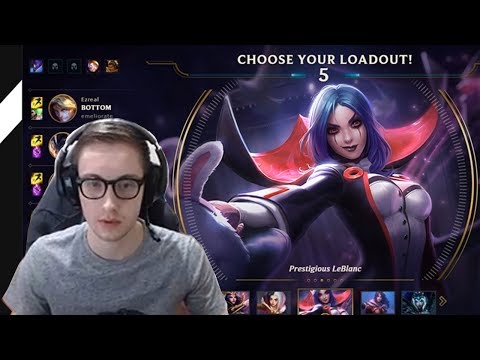 570. Bjergsen Duo with MikeYeung - Leblanc vs Zilean - Mid - Patch 7.23