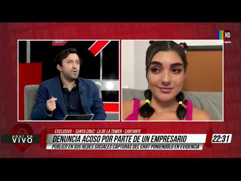 Lu de la tower denuncia acoso por parte de un empresario