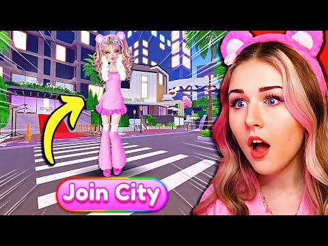 DTI But I MOVED To A BIG CITY & Apartment?! (New DRESS TO IMPRESS Like Game!) | ROBLOX