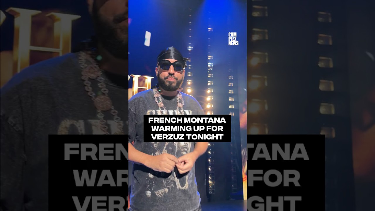 French Montana warming up for tonight’s #VERZUZ