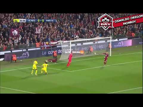 Edinson Cavani Goal Gol Paris Saint Germain PSG vs Metz 1-0 08/09/2017