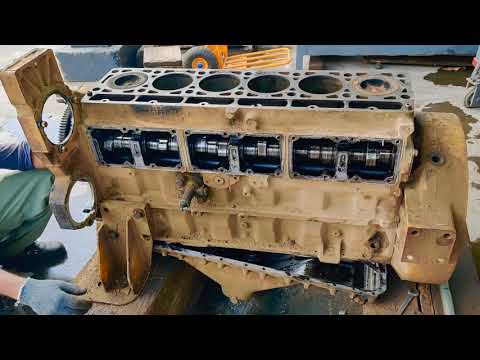 How To Remove Camshaft In Engine | Caterpillar 3116  (230 HP) engine | Camshaft Timing |#camshaft