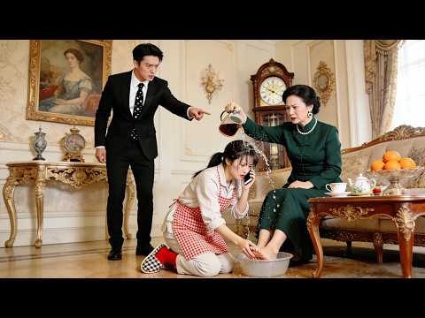 自從我嫁給丈夫後就受盡婆婆刁難，丈夫還要入贅富家女，我心死，奶奶一通電話給我卡里打了1000億，全家跪求我回頭！#短剧 #逆袭 | 粥粥短剧社