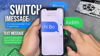 How to Switch Back to iMessage from Text Message on iPhone