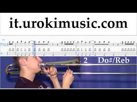 Corso di Trombone Shawn Mendes - Treat You Better Tablature Tab um-i276