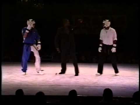 Team JPM vs Team TDS Team Fighting at 1998 Bluegrass Nationals Karate Tournament