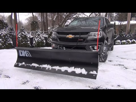 Detail K2 (DK2) Avalanche Snow Plow Kit 1st Snowfall & Plowing Impressions | 2020 Chevy Colorado Z71
