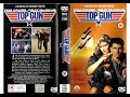 Original VHS Opening Top Gun 1987 UK Rental Tape