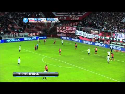 Gol de Figueroa. Independiente 1 Almirante 1.Fecha 33.Torneo Primera B Nacional.Fútbol Para Todos