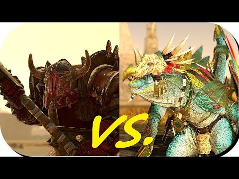 Total War: Warhammer II ♦ Fight Club ♦ Black Orcs vs. Temple Guard