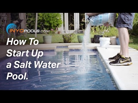 image-How much salt do you need for a salt water pool?