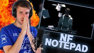 Rapper Reacts to NF NOTEPAD!! | I NEEDED THIS TODAY! (FIRST EVER REACTION)