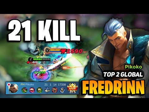 Fredrinn Best Build 2023 [ Fredrinn Top 2 Global Gameplay ] By Pikoko - Mobile Legends