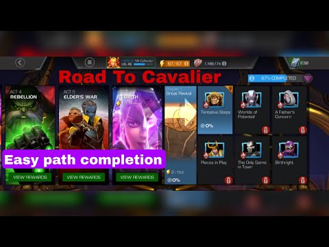 Act 6.1.1‼️ Easy Path Completion ✅| Road to Cavalier| REBIRTH #mcoc 