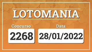 Capa de LOTOMANIA 2268