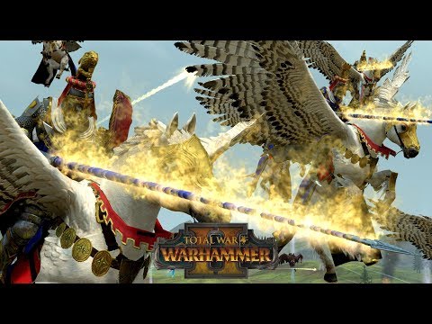 ARMEE de l'AIR - Bretonnia vs High Elves // Total War: Warhammer II Online Battle