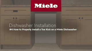 Discover the Secret to Easily Installing a Toe Kick on a Miele Dishwasher!