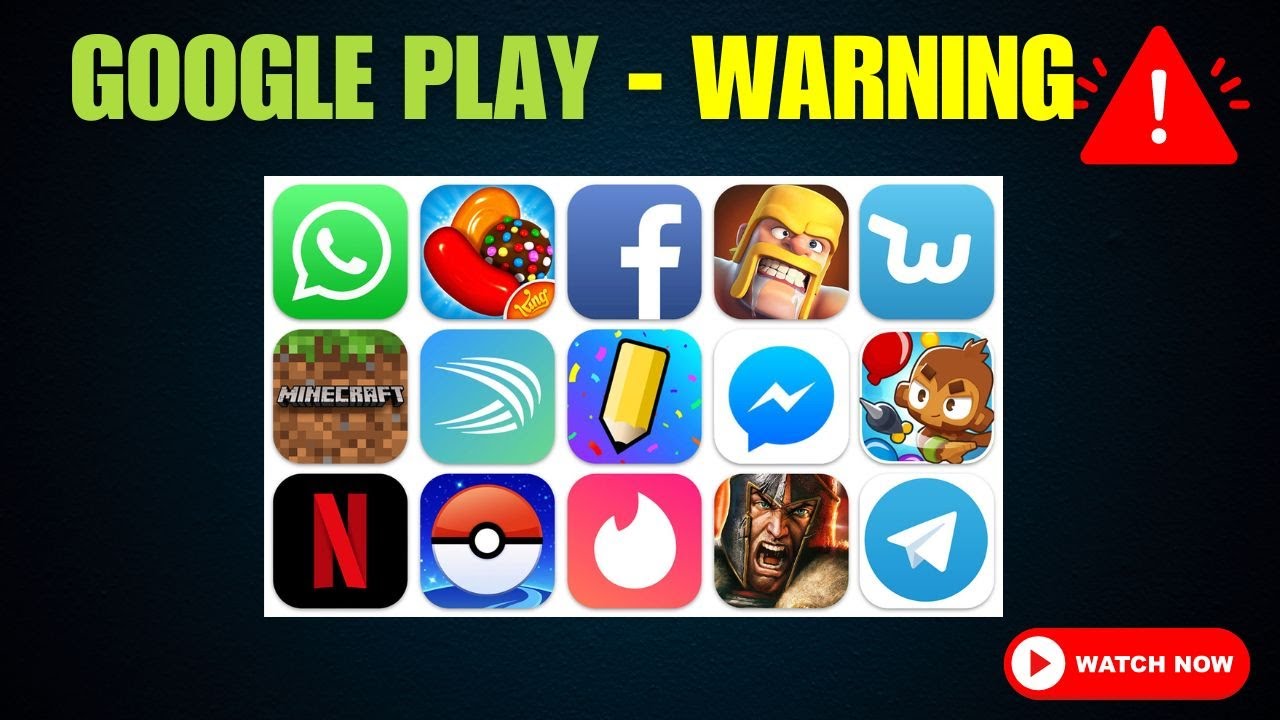 Google Play Store Warning : Avoid These Dangerous Apps!