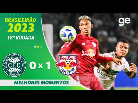 Gols e lances de Coritiba x Red Bull Bragantino