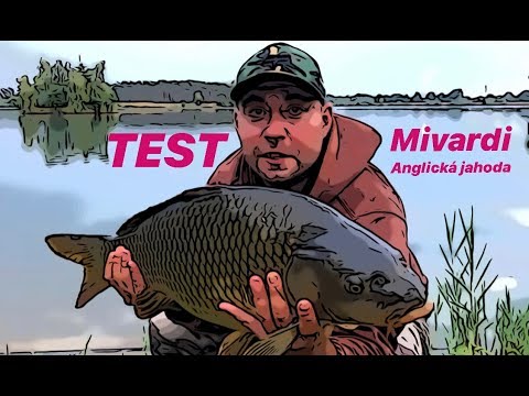 TEST BOILIES™ MIVARDI ANGLICKÁ JAHODA 24 mm + křesílko Mivardi Duralite + kapr kterej miluje jahodu