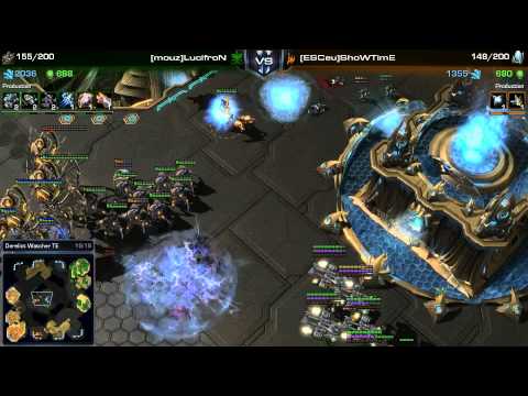 SC2 - Masters - LucifroN vs ShoWTimE - Game 2