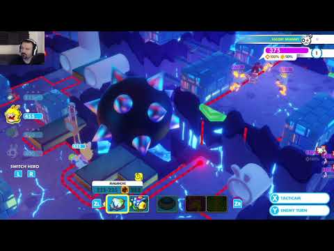 Mario + Rabbids: Kingdom Battle playthrough pt103 - Incredibly Annoying Escort, GO!