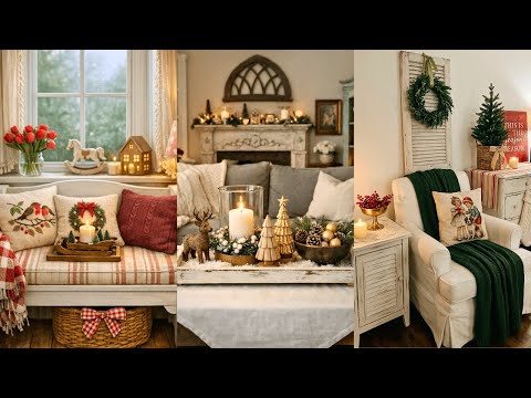 Rustic Winter Home Tour: Cozy Cottage Farmhouse Decor Ideas