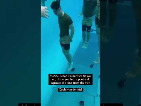 Treinamento subaquático US Marine Recon #Shorts