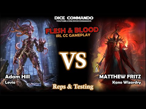 Flesh and Blood TCG | Casual Reps and Testing | Levia vs. Kano