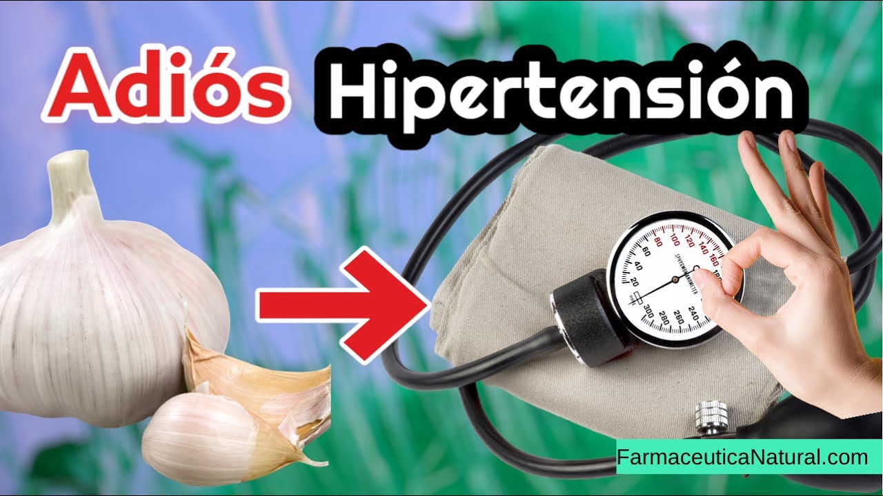 Ajo 🧄 para bajar la presión arterial