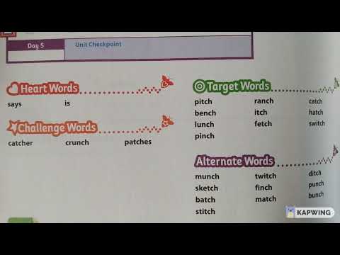 Spelling Lesson K12 1st Grade