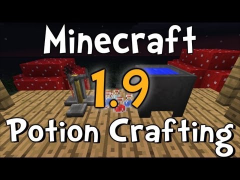 Minecraft Beta 1.9 - Potion Crafting and Brewing Stands